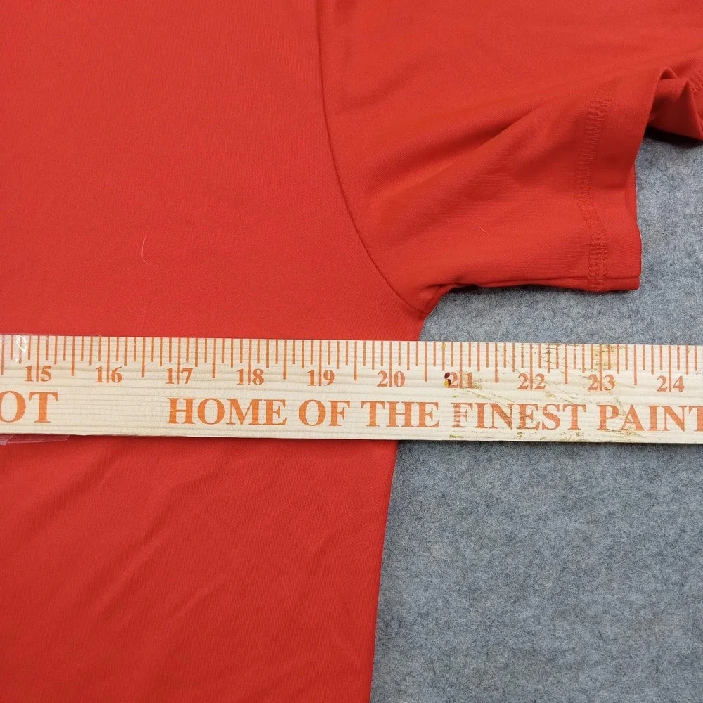 Adidas Shirt Boys Youth XL‎ 18/20 Red Short Sleeve Graphic Logo Athletic Tee